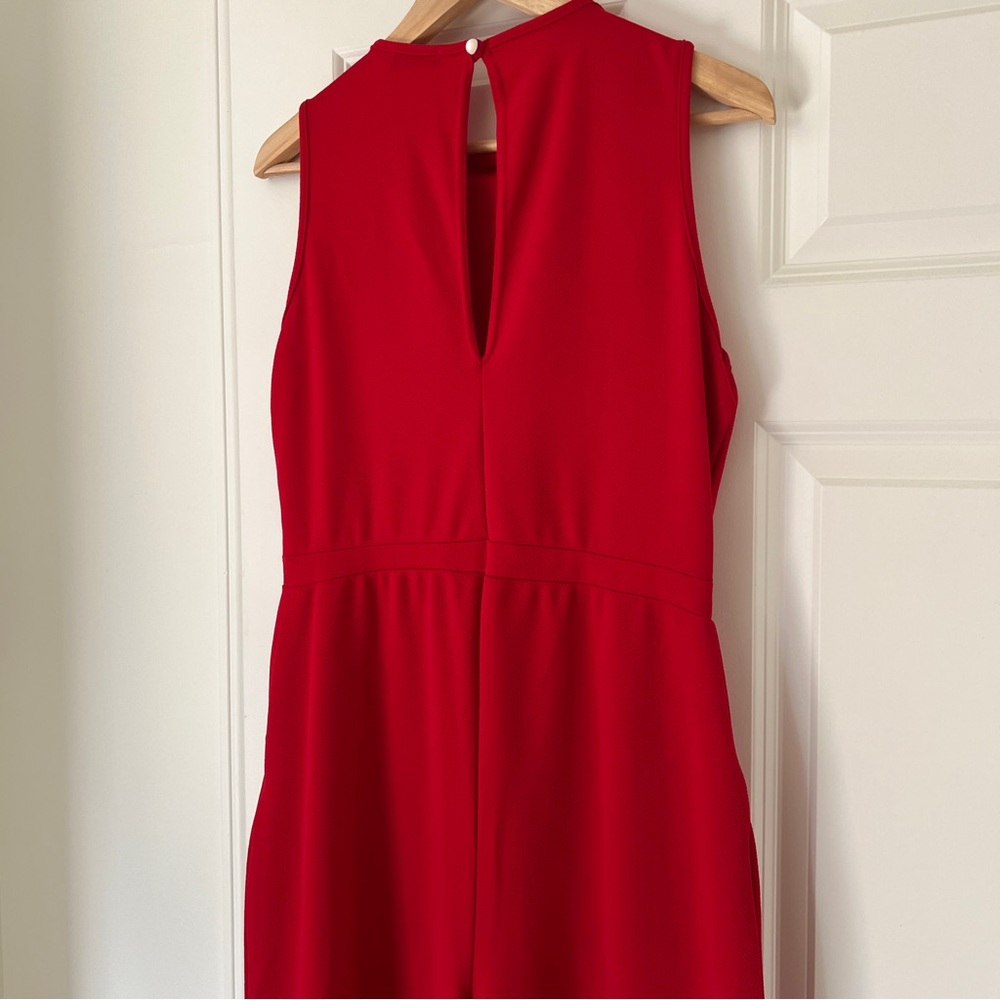 Boohoo Red Sleeveless Jumpsuit - Picture 9 of 10
